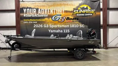 2026 G3 Sportsman 1810 SC W/ Yamaha 115