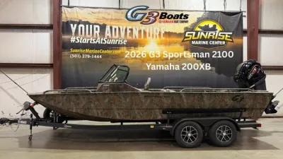 2026 G3 Sportsman 2100 W/ Yamaha 200XB
