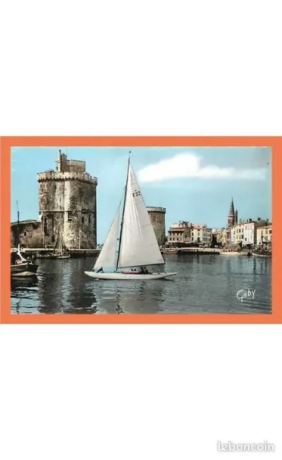 A207 / 489 17 - La Rochelle - Tours et Entrée du Port ( Voilier )