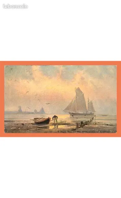 A464 / 303 A Hazy Day on the Xest Coast of England ( voilier )