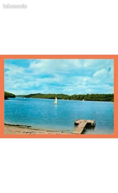 A530 / 245 15 - Voiliers sur le Lac du Ribeyres