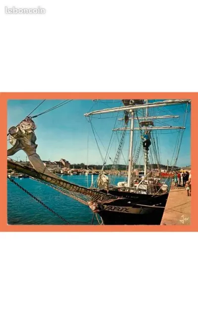 A713 / 135 22 - Paimpol Grand Voilier dans le port