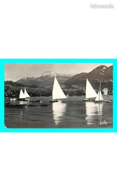 A833 / 173 74 - Annecy Lac et ses voiliers Le Parmelan