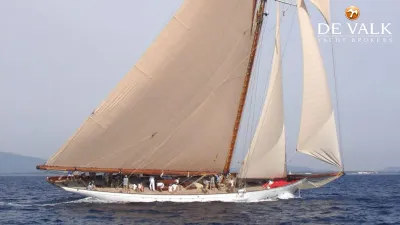 Big Class Gaff Cutter sailing yacht for sale