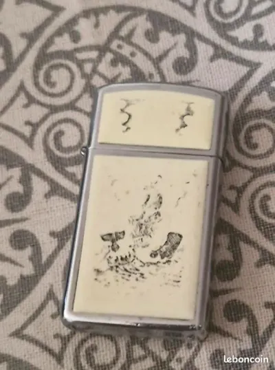 Briquet rechargeable Zippo vintage Voilier