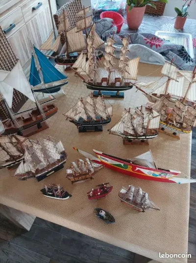 Collection de bateaux voilier