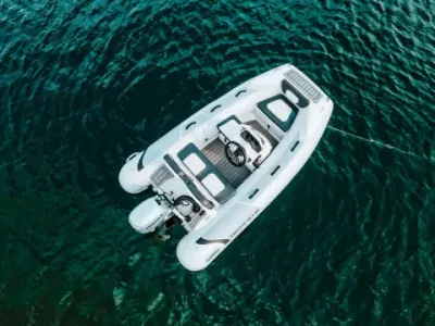 Highfield Sport 300 White HYPALON With Honda BF30