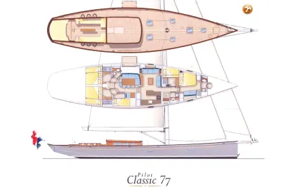 HOEK DESIGN PILOT CUTTER 77 sailing yacht for sale