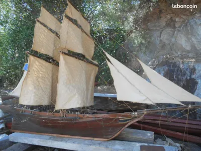 Maquette de voilier ancien