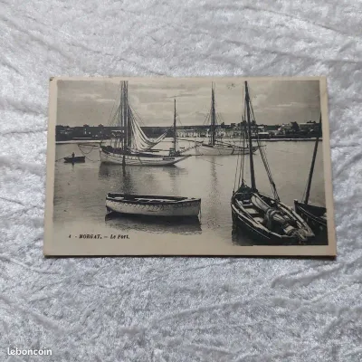 Morgat 29 - le port bateaux voiliers cpa