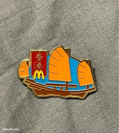 Pin’s McDonald's Chine Asie Voilier Arthus Bertrand