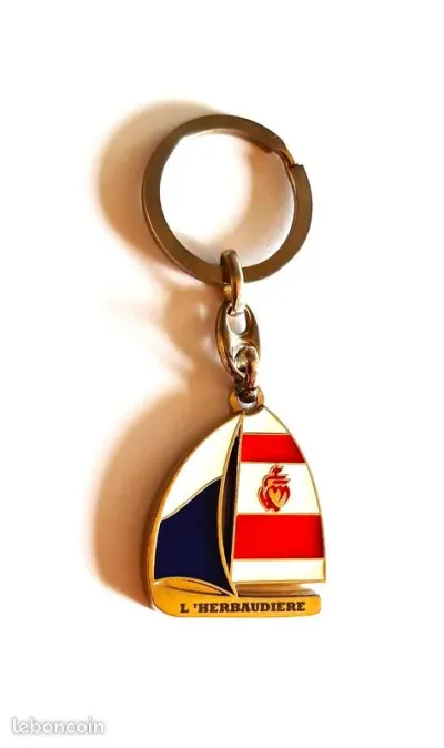 Porte-clés voilier l'Herbaudière Vendée