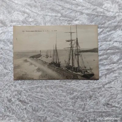 Portrieux St Quay 22 - la jetée, voiliers cpa