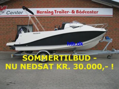 Quicksilver Activ 505 Cabin m/Mercury F80 hk og Scan