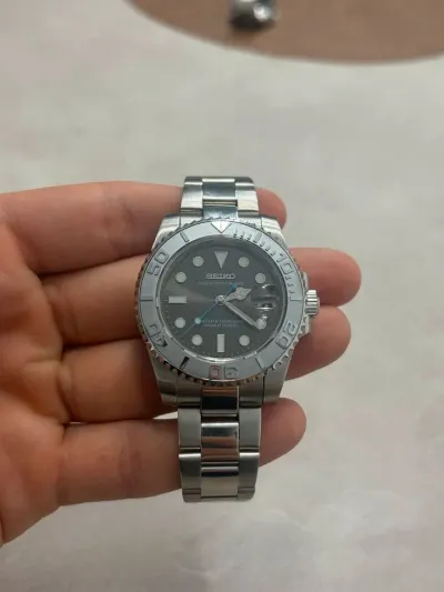 Seiko Yachtmaster Rhodium
