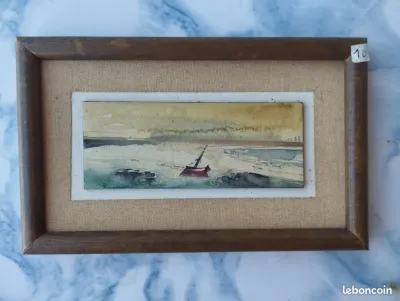 Tableau d'un voilier (st malo)