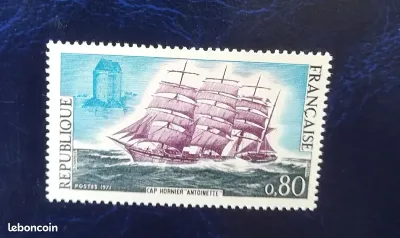 Timbre neuf France Voilier "Antoinette" 1971