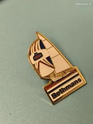 Vintage pin's Rothmans voilier émaillé collection nautisme ancien